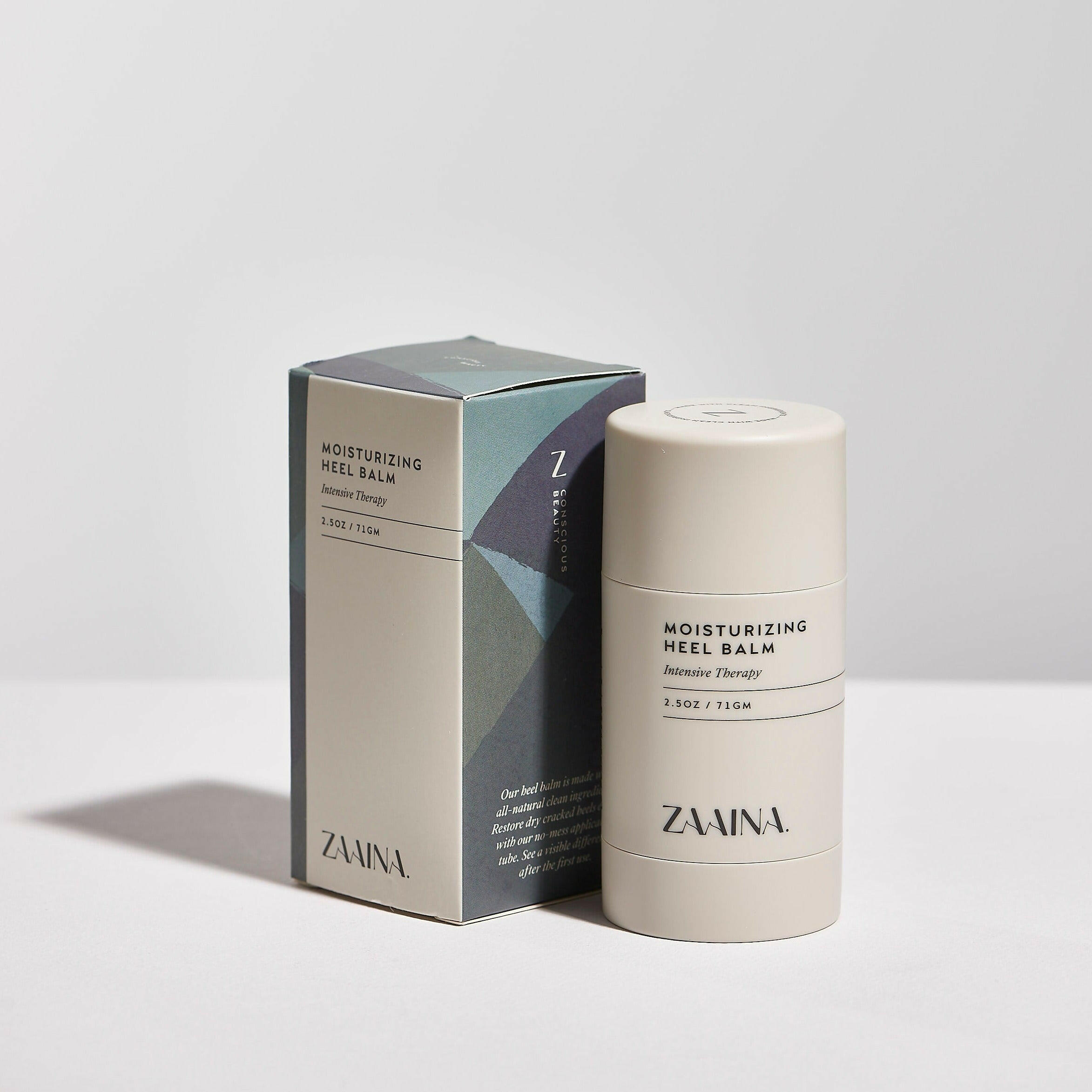 ZAAINA Intensive Heel Balm Stick for cracked heels, moisturizing foot balm, miracle cream for dry feet and calluses