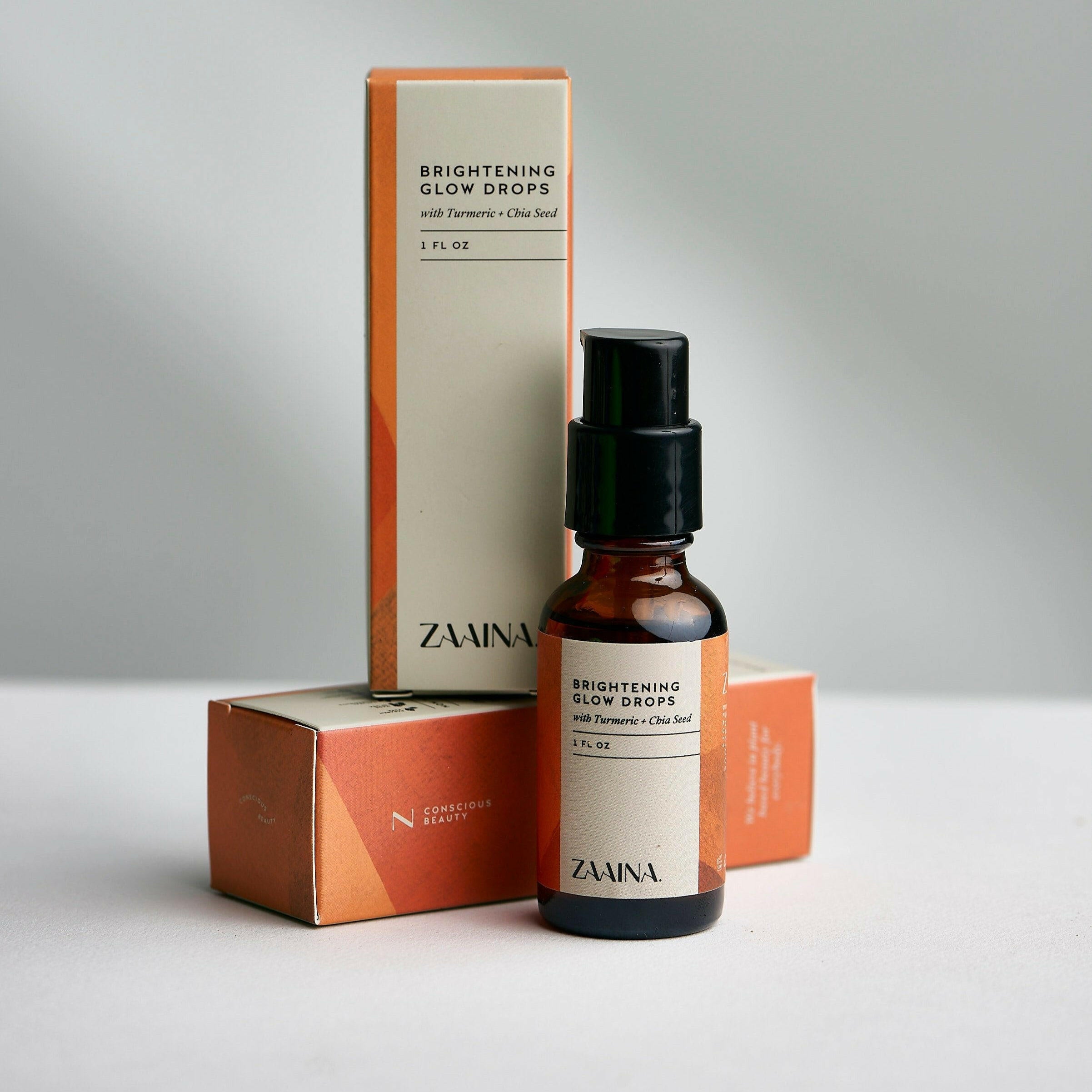 Turmeric Glow Drops for radiant skin, promotes a healthy complexion and natural luminous appearance.