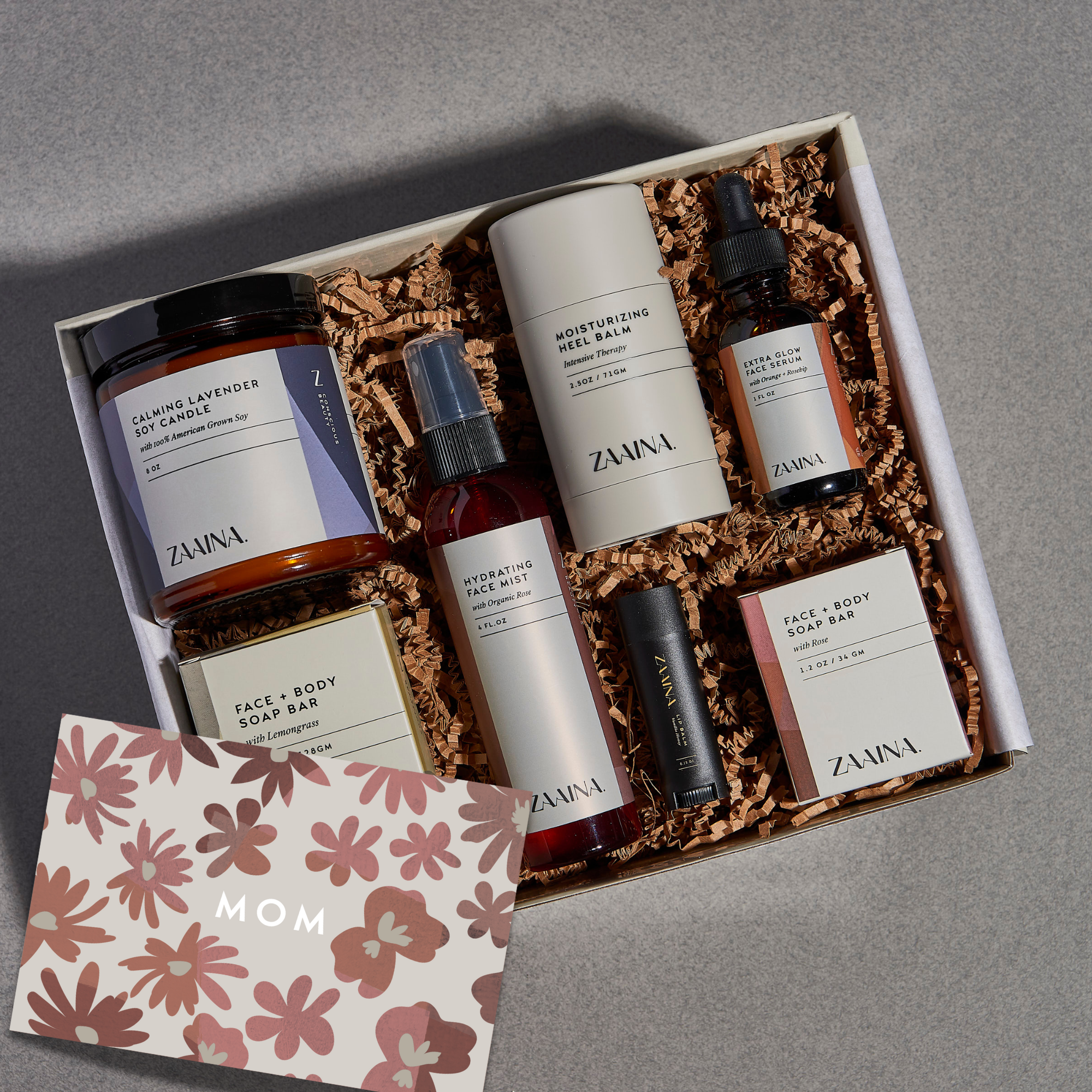 Luxury spa relaxation box featuring premium self-care products for ultimate pampering and wellness experience.