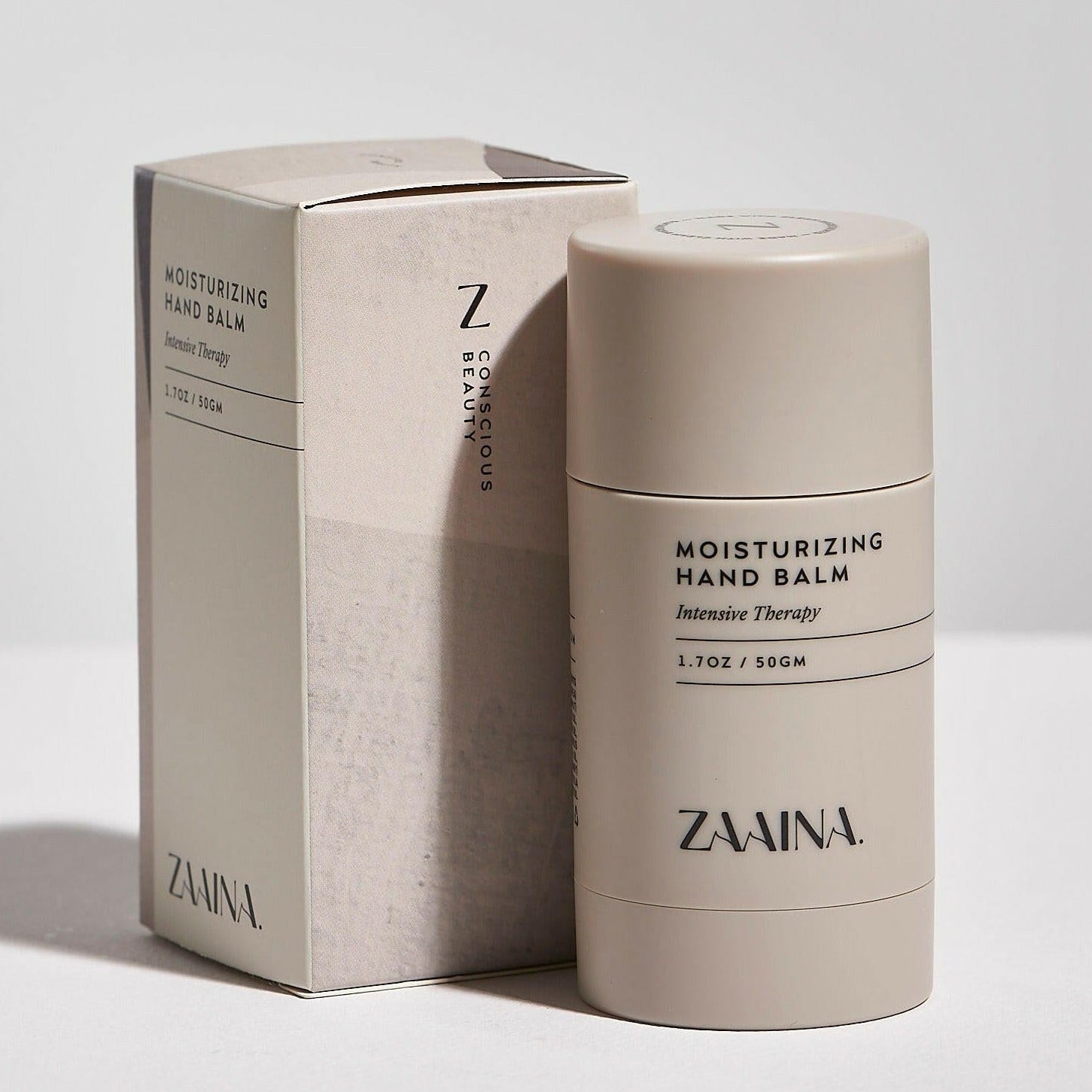 Hand balm nourishes skin, providing deep moisturization and protection for healthy, hydrated hands.