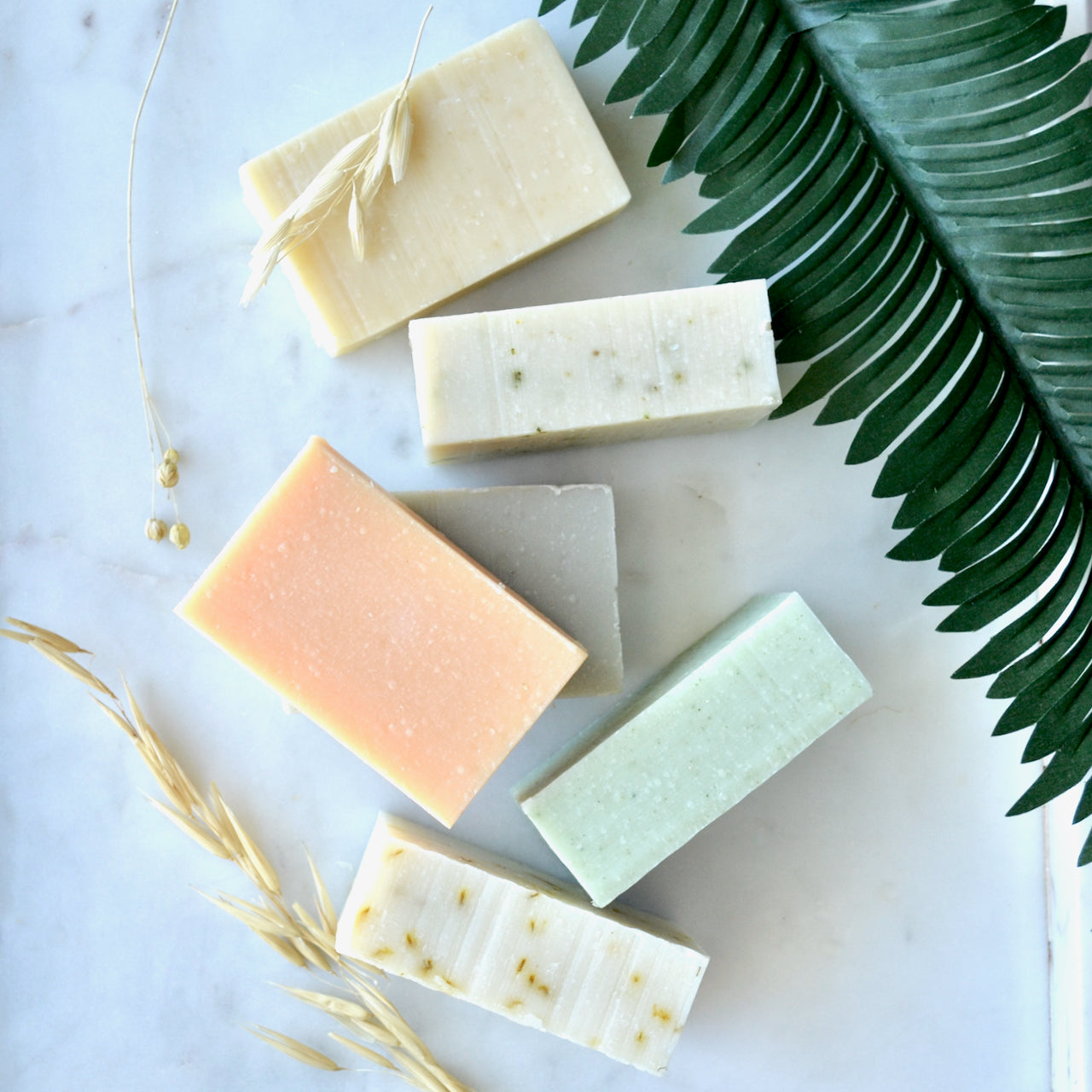 Floral Soap Bundle - Pack of 6 Natural Soap Bars